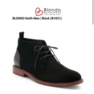Blondo Keith Chukka Waterproof Suede Ankle Men's Black Boots Size 12M